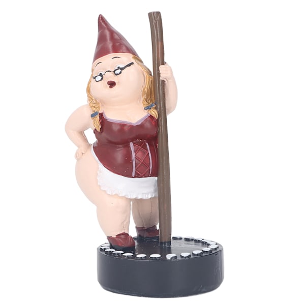 Pole Dancing Gnome-statue Dekorativ realistisk harpiks Pole Dancer Gnome-statue for hager