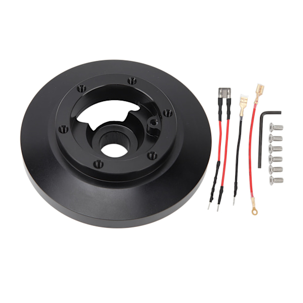 Ratthubb 6 Hål Universal Kort Navadapter Kit för M3 Z3 318 325 E39 840i 850i Svart