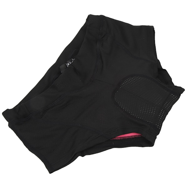 Kvinder Cykelundertøj Åndbart Kvinder Cykelbukser Kvinder Stødabsorberende 3D Polstrede Cykelshorts Underundertøj Sort 2XL