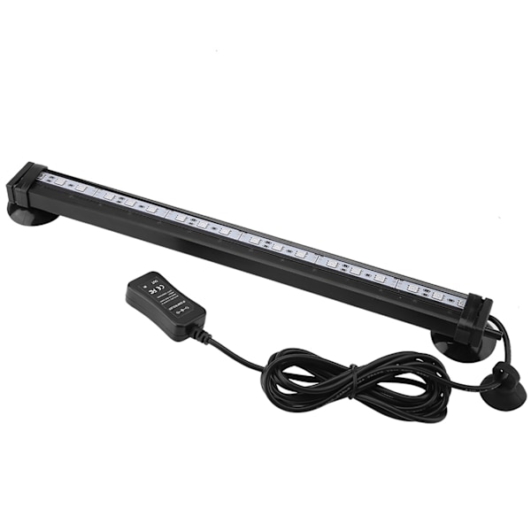 Akvarielampe med bobler Undervands LED-lys med fjernbetjening Akvarielys Kit 31cm US-stik