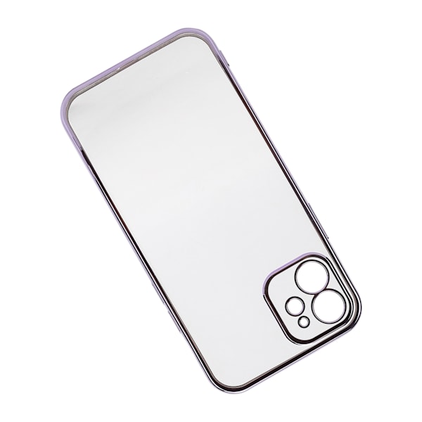 SULADA Mobiltelefondeksler Elektroplettering Full Kropp TPU Telefon Beskyttelsesdeksel for iPhone 12 Lilla