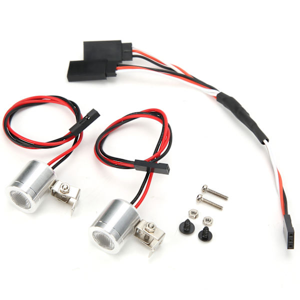 Fjärrkontroll Bil LED-strålkastare Blinkande ljus för MN86K MN86KS MN86 MN86S 1/12 RC Car