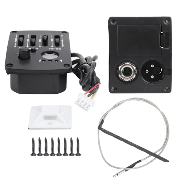 SE 4N 4-bands EQ Equalizer Förförstärkare för Akustisk Gitarr Pickup