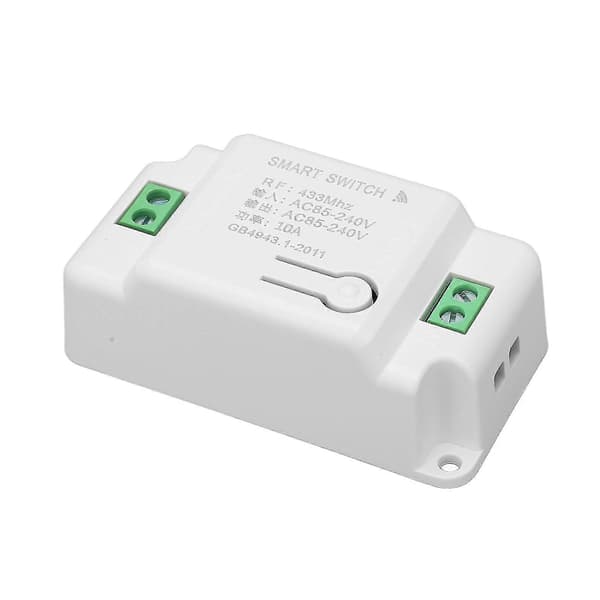 Smart dimmermodul RF-kontroll 10A AC85240V lysautomatiseringsmodul for husholdningsapparater