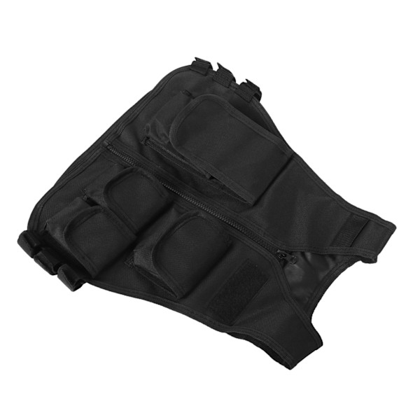 Barnvest Militær camouflagevest til udendørs leg (sort S)