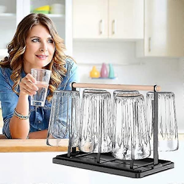 Yhteensopiva Sodastream-pullotelineen kanssa, 6 pulloa, irrotettava valumatto