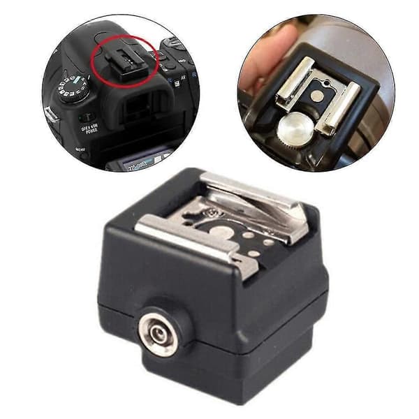 Blitssko-omformer Kamera Blitssko-adapter Tilbehør Mini blitssko i plast