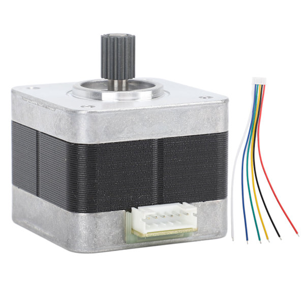 42 mm stegmotor 2 fas 4 tråd 1,8 graders stegmotor med anslutningskabel för övervakningsutrustning för DIY 3D-skrivare