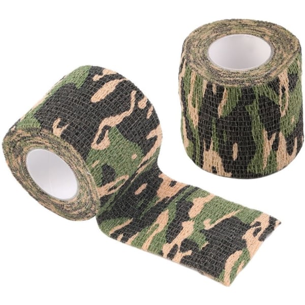 Klistermärke Non-woven Camouflage Wrap Gevär Gun Jakt Camo Stealth Tape 4,5M