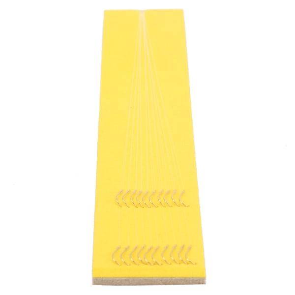 10st nr. 4 hullinglösa gyllene ärmkrokar Mono Line Rostfri Fiskekrok Tiein Nylon Line