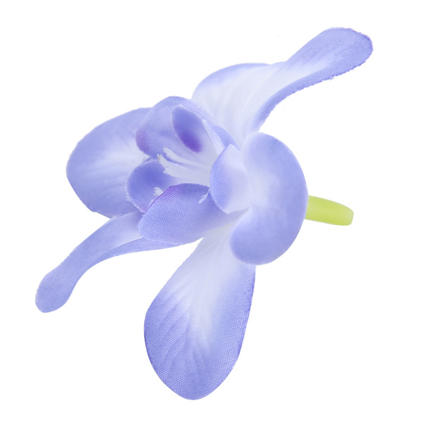 10 st konstgjord orkidé falska blommor simulera blommor för bröllop brudkrans dekoration blå