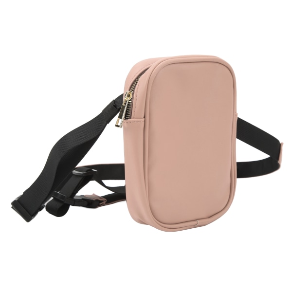 Thigh Harness Leg Bag Fanny Pack Large Capacity Women PU Leather Leg Purse Outdoor Wallet Pink