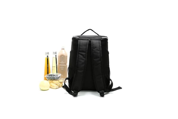 20L Joustava kylmäreppu lisätilalla, musta Black one size