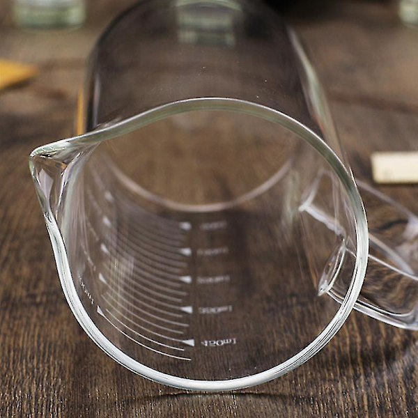 Målebeger i høyt borosilikatglass 350 ml/500 ml/1000 ml -20-150 °C temperatur