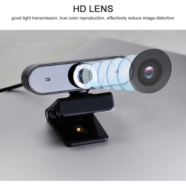 Webkamera Webkamera med mikrofon USB-videoanropsenhet Kameramodell: Svart
