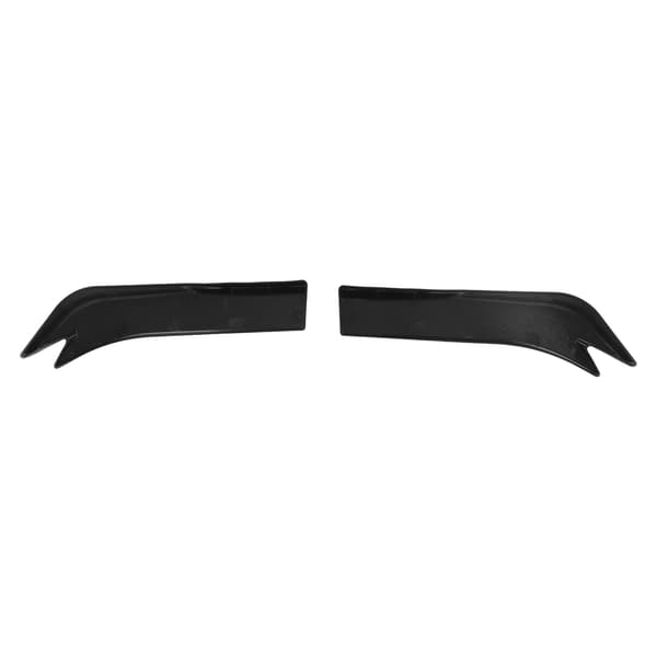 2 stk Bakre Bumperhjørne Lip 45cm Blank Svart Bil Splitter Diffuser Lip For 1 Serie E90 E91