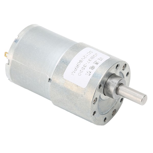 JGB37‑3530 Matovaihdemoottori Itseloukkaava Kulumiskestävä Turboreduktoriakseli Ovien Avaajille DC12V 80RPM