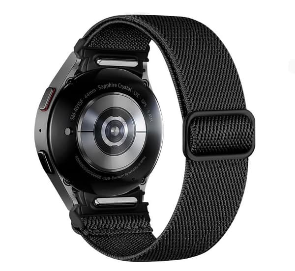 Samsung Galaxy Watch 6-rem med justerbart spænde sort Black 12