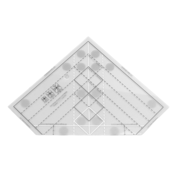 Galler Quilt Linjal Profesjonell Akryl Nøyaktig Skala Hjemmesøm Linjal for DIY Sytilbehør