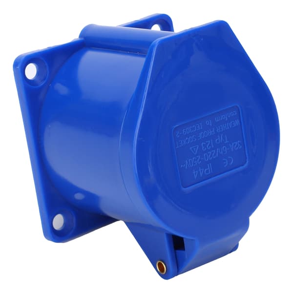 Industrial Power Socket 3-Pin 1-Phase Explosion-Proof Concealed Installation 32A 220-250V