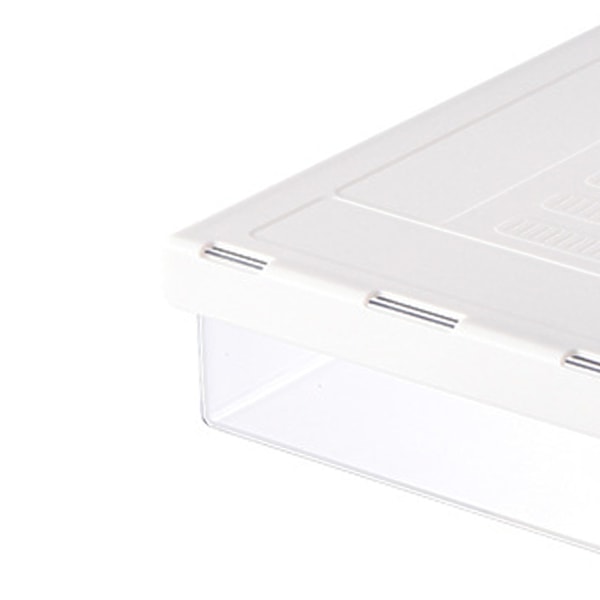 Transparent Under Bord Osynlig Organizer Under Skrivbord Monterad Utdragbar låda Under Skrivbord Osynlig låda Medium 21x6x17cm