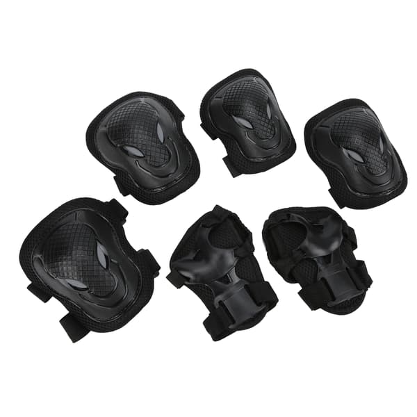 Roller Skate Protective Gear Adjustable Knee Elbow Pads Wrist Guards Comfortable for Adults