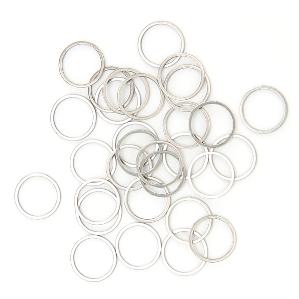 30 st Metal Open Bezel Hängen Craft DIY Rund ihålig ram för Resin Smycken MakingRound S