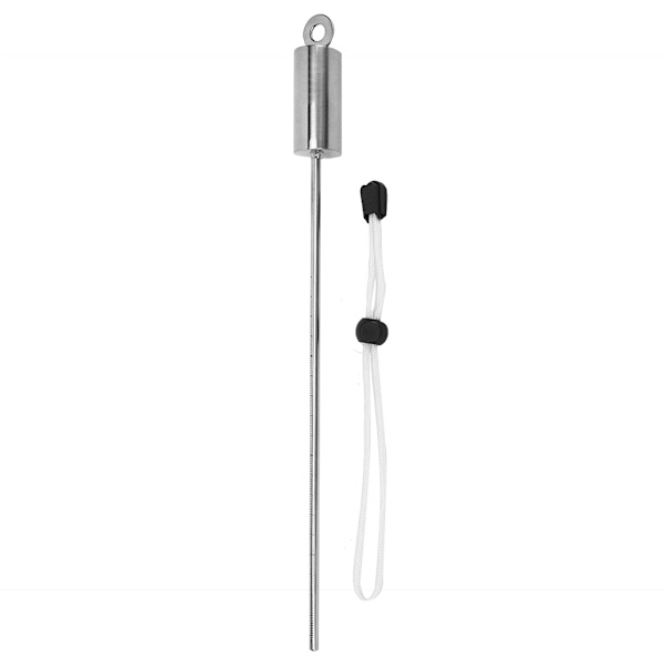 KEEPdiving Rostfritt stål 30 cm Dykning Hummer Stick Pointer Underwater Shaker Noise Maker med skala handrem