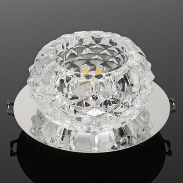 5W modern kristall LED-taklampa monterad LED-taklampa Hem Hall gångvägslampa