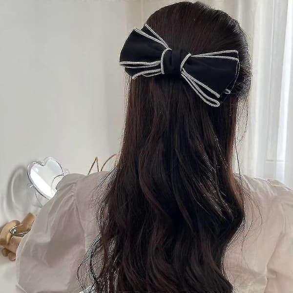 Eleganta hårspännen med rosett för kvinnor, 2 delar - Q1