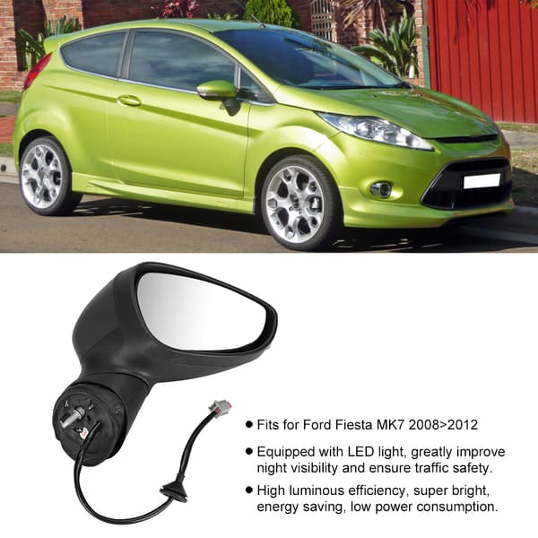 Right Driver Side Wing Mirror with Indicator Fits Ford Fiesta MK7 2008-2012
