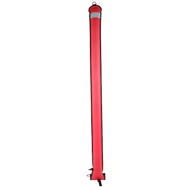 180x15 cm Dykning Overflademarkeringspølse Høj Synlighed Oppustelig Overflademarkør Signalrør Orange Rød