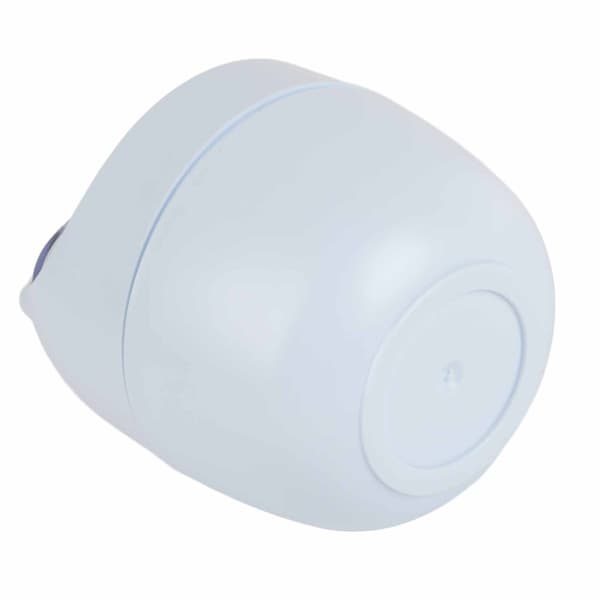 Mini Trash Can Cute Appearance Large Opening Table Plastic Dustbin Detachable Waste Bin with Lid Blue