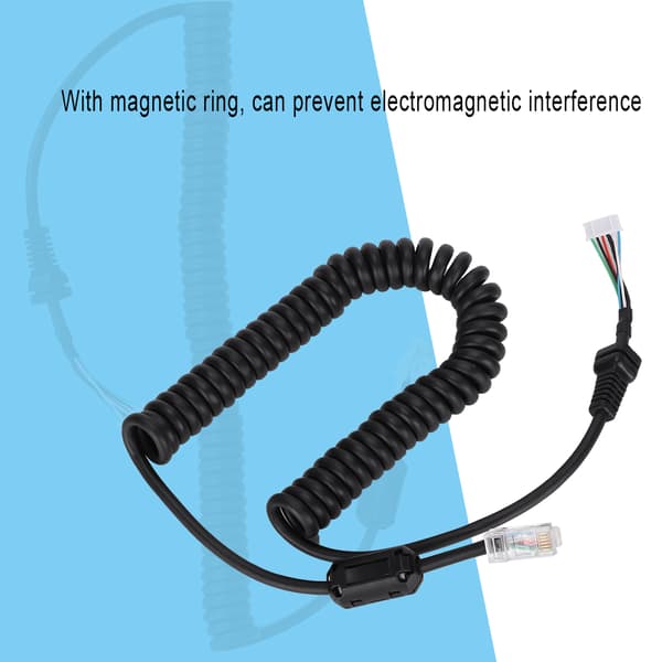 Opgraderet version: Magnetisk ringtilbehør til opgraderet YAESU 6-bens håndmikrofonkabel