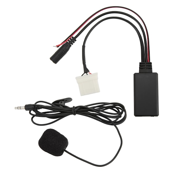 Bilstereo Radio Bluetooth Audio Forlængerkabel med Mikrofon Udskiftning til Mazda 2 3 5 6 8 2006 og fremefter