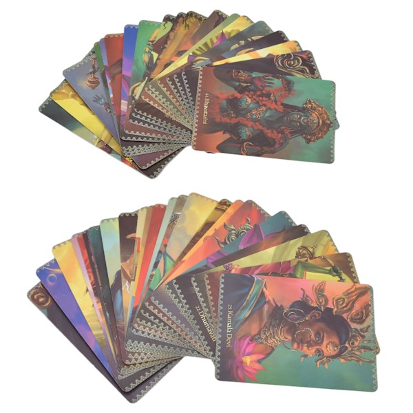 44 ark Tarotdäck gudinna mönster ödesspådom Tarotläsning spådomskort för nybörjare