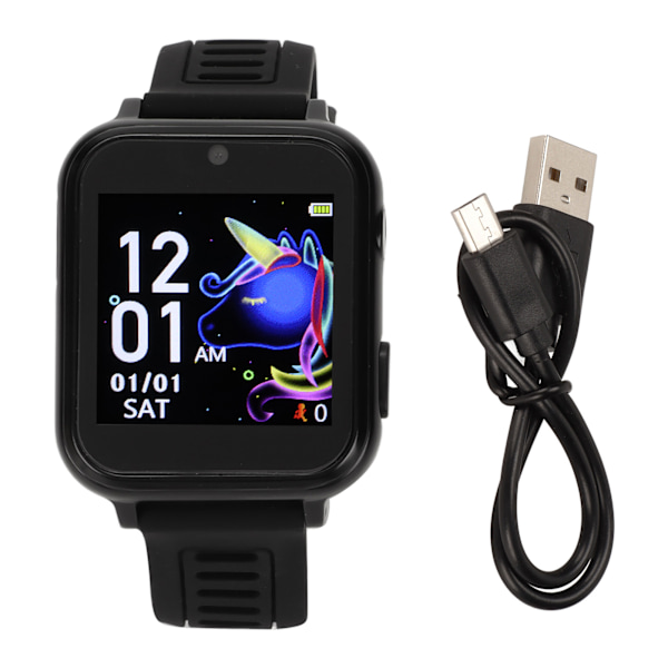 S16 Kids Smartwatch Multifunktion Barnklocka med spel Musikkamera Väckarklocka Ficklampa för 4 till 12 år Pojkar Flickor Presenter