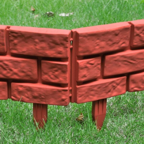 Havehegn med murstensdesign 11 stk
