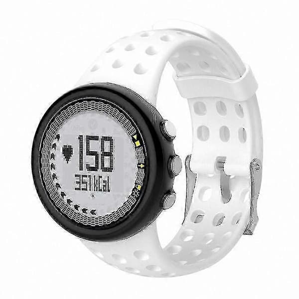 Silikoniranneke Suunto M1 M2 M4 M5 -sarjan kuntokellolle Black