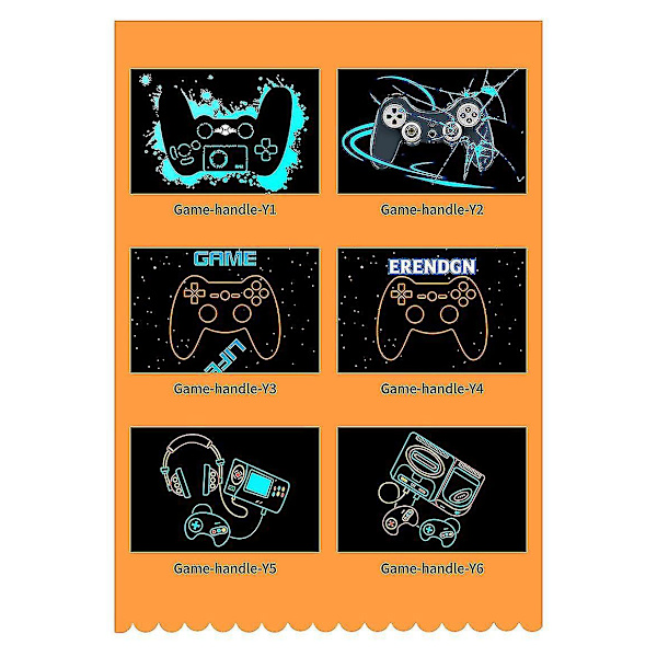 Gaming Controller Area Rug Halkskyddad Inomhus Utomhusmatta 60x90cm - Stil 09