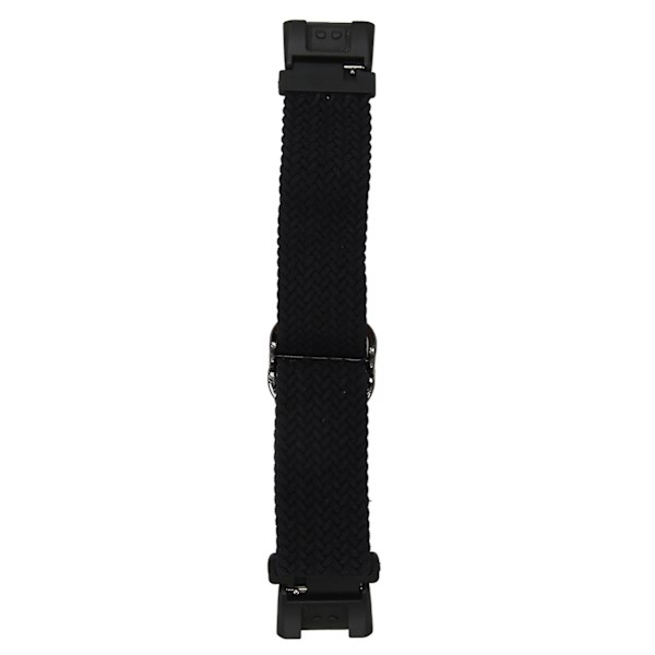 Elastinen ranneke Redmi Watch 2:lle - Säädettävä metallilukko, kudottu nylon, urheilullinen ranneke, musta