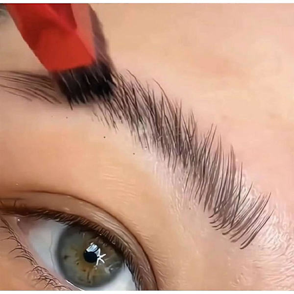 Ögonbryns- och eyeliner-sminkborstset för kvinnor