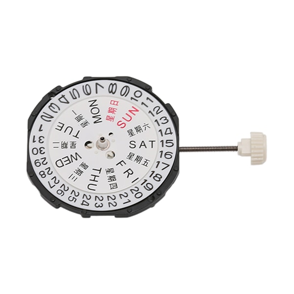 SL28 Dual Calendar Quartz Movement 3 Hands Watch Movement Ersättningsdelar Tillbehör för urmakare