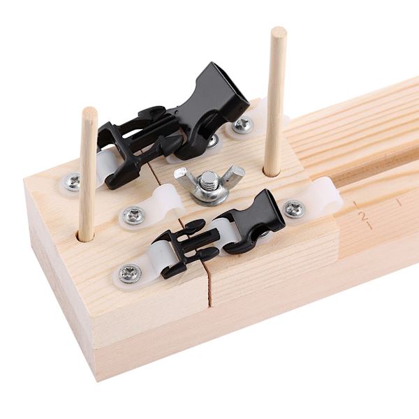 DIY Puu Paracord Jig Rannekeentekijä Ranneke Neulontatyökalu