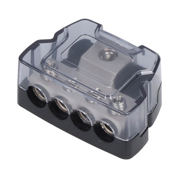 4 Way Power Distribution Block Amp Säkringshållare Jordfördelare Splitter Bilstereoförstärkare