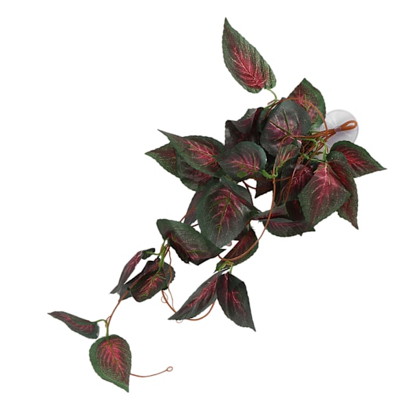 Reptilsimuleringsanlegg Dekorativ landskapsplanlegging Kunstig vintreet for reptilregnskog BoxNFF-85 Red Star Leaf