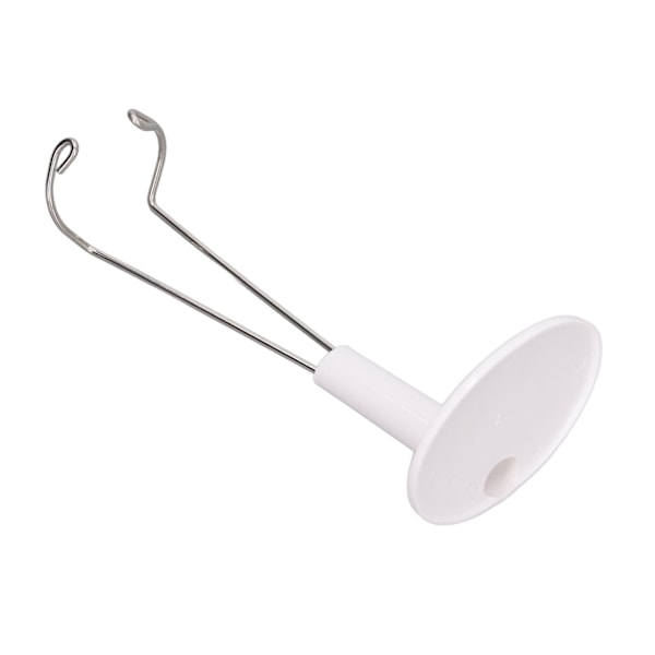 1/6 Dukkestads i plast i rustfrit stål Salon dukkestands holder til 12 tommer lang dukke hvid