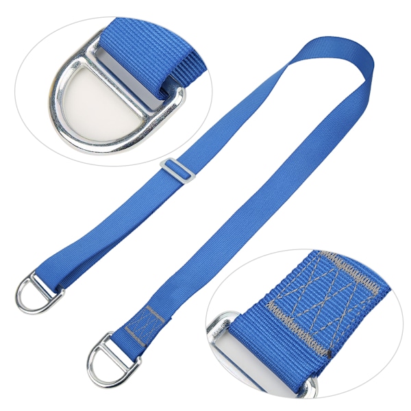 1,5 m justerbar utomhus bergsklättring Webbing sling Platt bälte rep Säkerhetsanslutning Sling skydd Träningsanläggningar