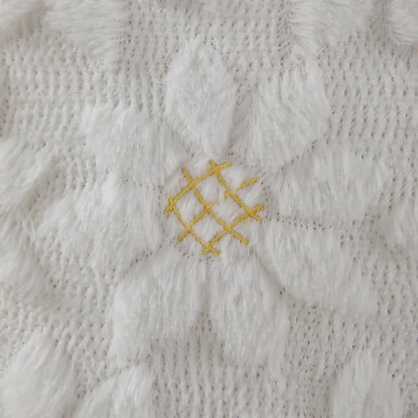 Kuddfodral Mönstrad Kudde 45×45cm Bondgårdsdekor Lämplig för Soffa Semester, Vårinredning (Vit) Set om 2