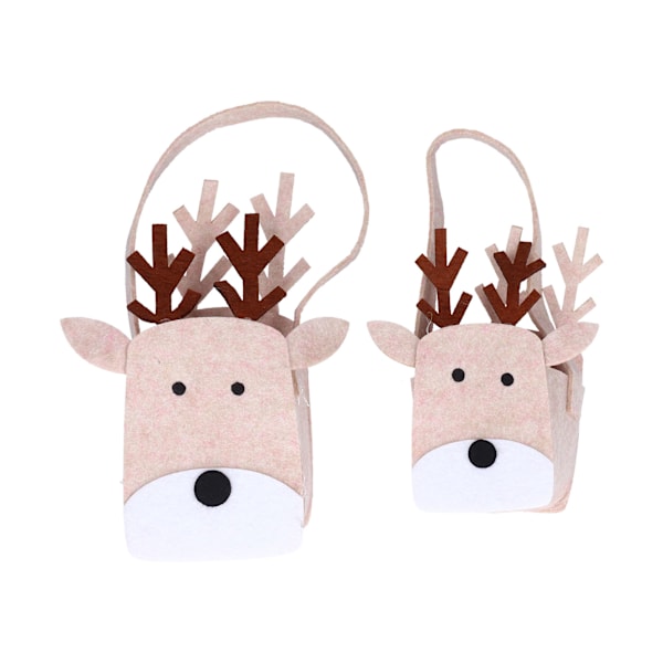 2 stk julegodteriposer DIY Xmas Cookie-tema Gaveposer for gaver